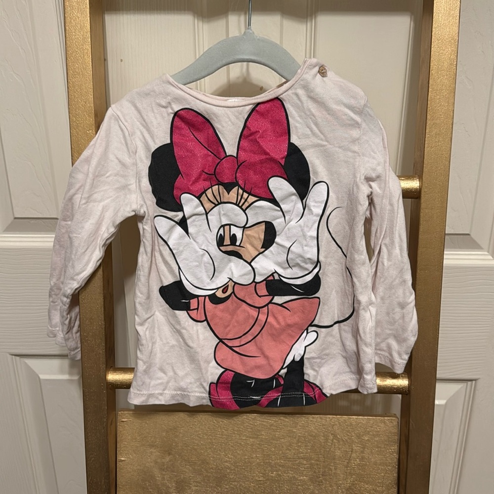 Disney Zara Minnie Mouse Shirt